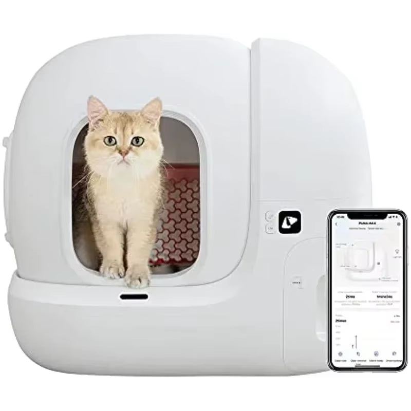 Petkit-Caja De Arena Para Gatos PURA MAX, Inteligente, Grande, Con Aplicación De Autolimpieza Automática, Versión Global