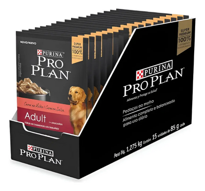 PRO PLAN ADULTO CARNE 15un