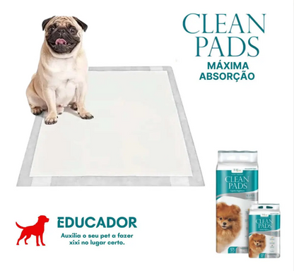 TAPETE HIG. CAES CLEAN PADS 85X60 30UN
