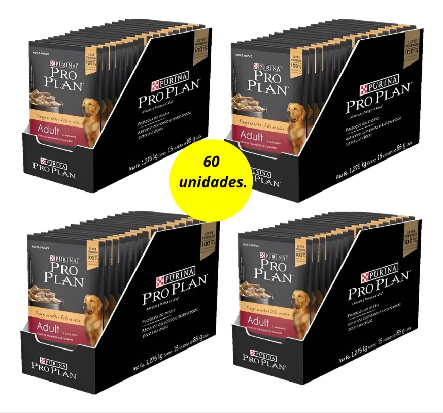PRO PLAN ADULTO POLLO/FRANGO 60un