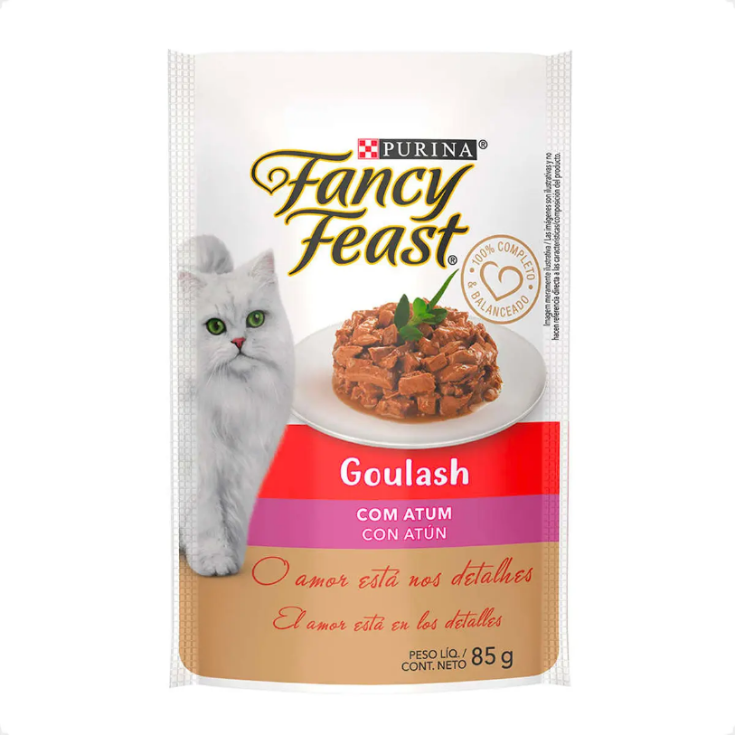 FANCY FEAST GOULASH ATUM 15un