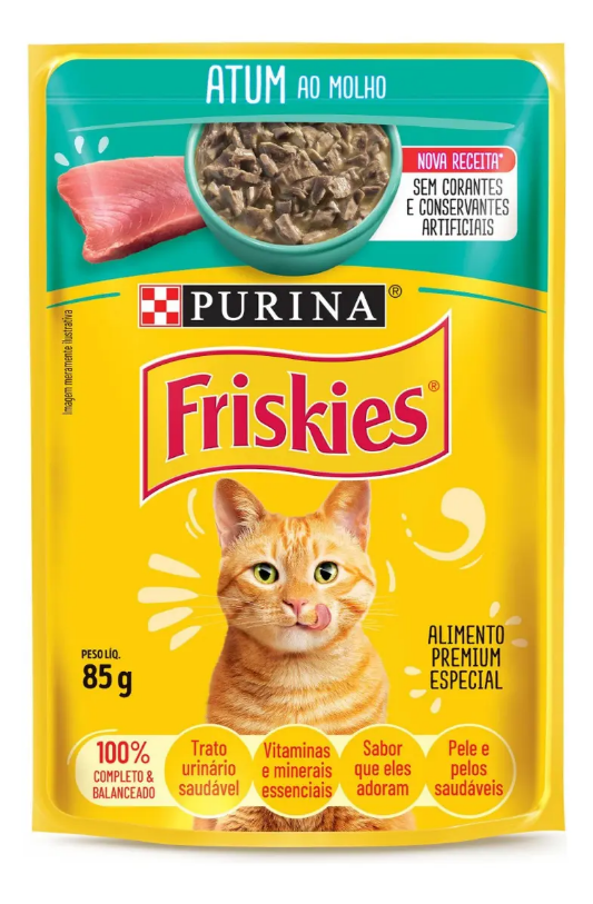 FRISKIES ATUM AO MOLHO 15un