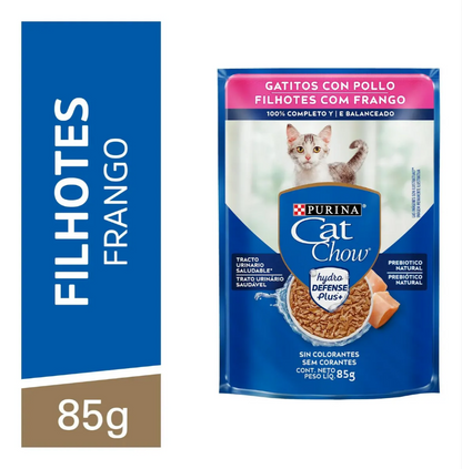 CAT CHOW FILHOTES FRANGO AO MOLHO 30un