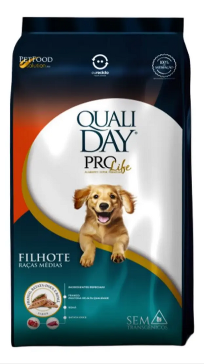 QUALIDAY PROLIFE RACAS MEDIA FILHOTE 10,1KG