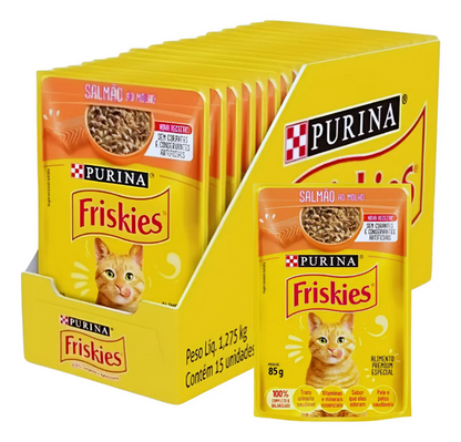 FRISKIES SALMAO AO MOLHO 15un