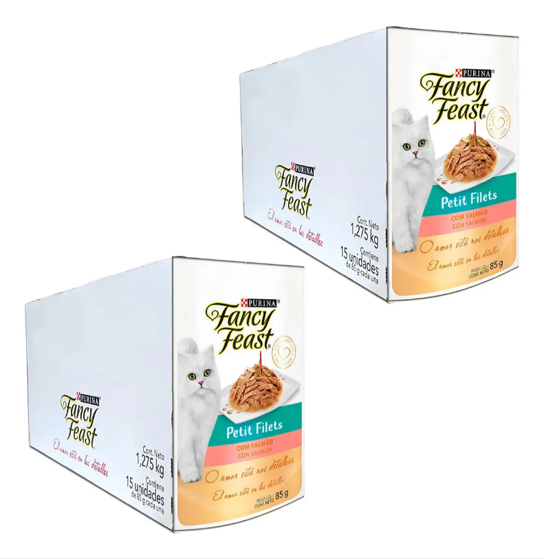 FANCY FEAST PETIT FILET SALMAO 30un