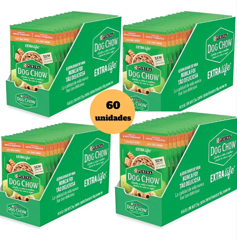 DOG CHOW ADLT MN PEQ SALMAO 60un