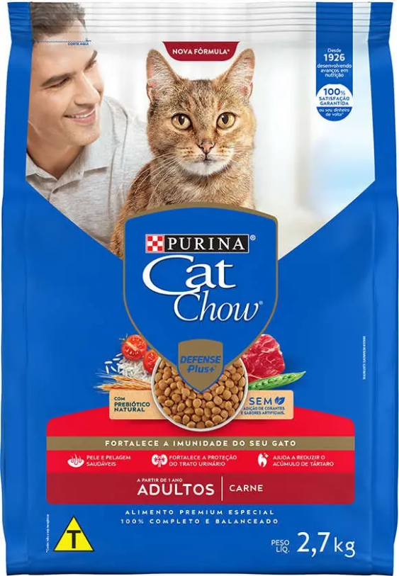 CAT CHOW ADULTOS CARNE 2,7KG