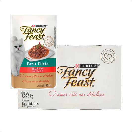 FANCY FEAST PETIT FILET CARNE 15un
