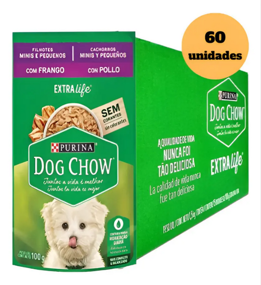 DOG CHOW FILH TDTM FRANGO 60un