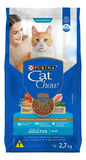 CAT CHOW ADULTOS PEIXE 2,7KG
