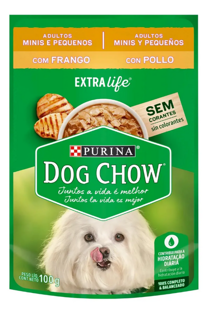 DOG CHOW ADLT MIN PEQ FRANGO 60un