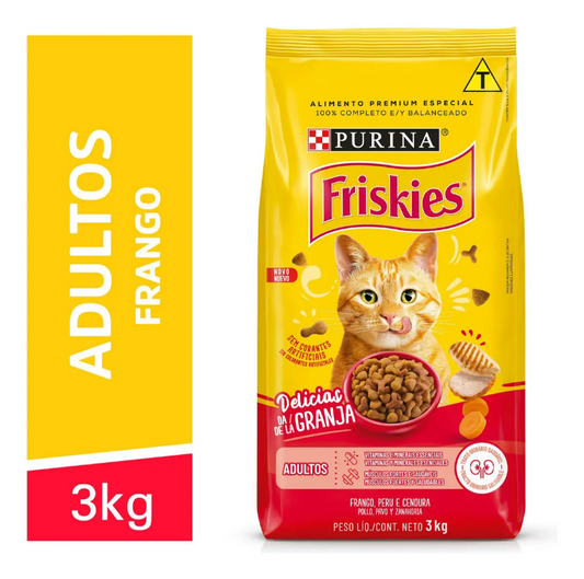 FRISKIES DELICIAS DA GRANJA FRANGO 3KG