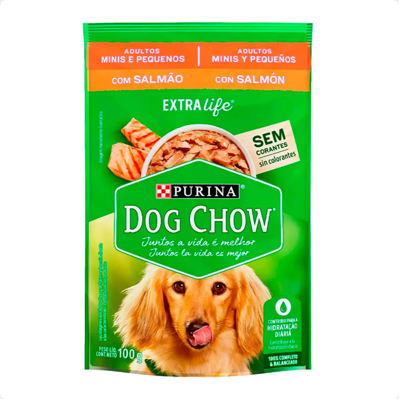 DOG CHOW ADLT MN PEQ SALMAO 15un