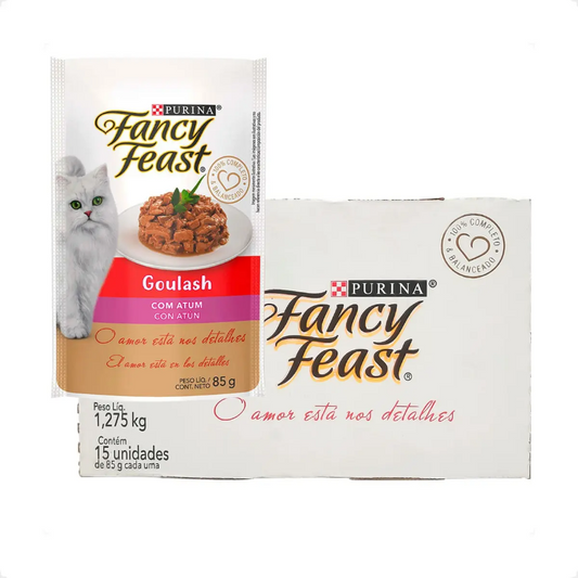 FANCY FEAST GOULASH ATUM 15un