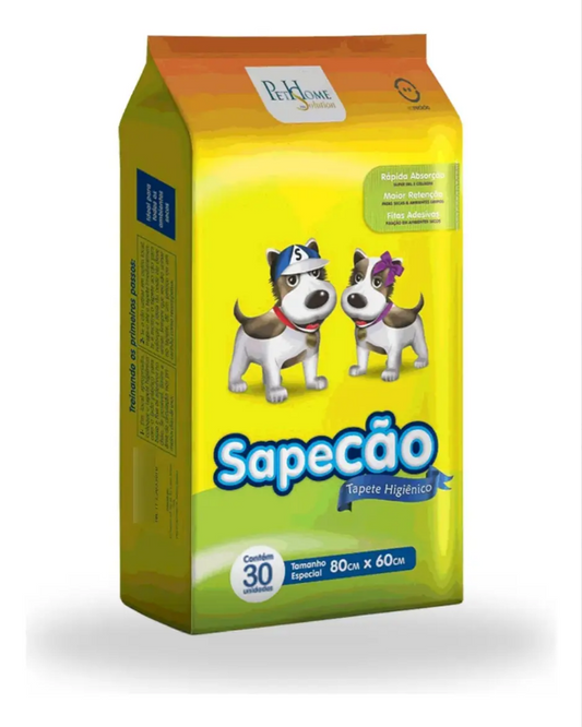 TAPETE HIG. CAES SAPECAO 80X60 30UN
