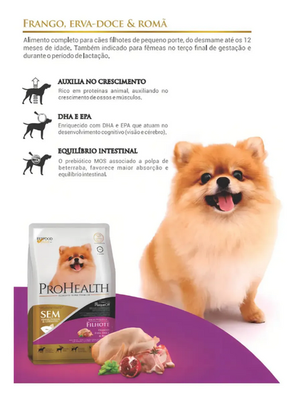 PROHEALTH CAES RACAS PEQ. FILHOTE 2,5KG