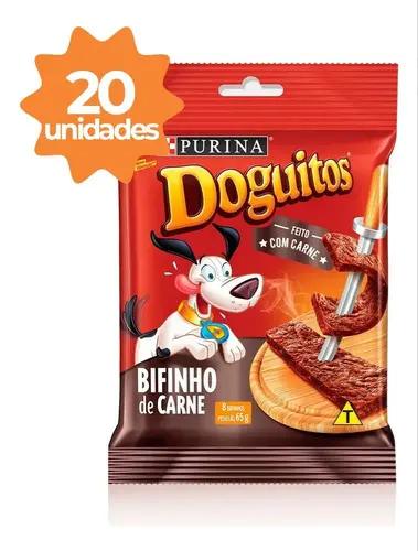 DOGUITOS BIFINHO CARNE 20un
