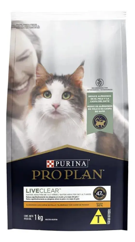 PRO PLAN ADULT CAT LIVE CLEAR 1KG