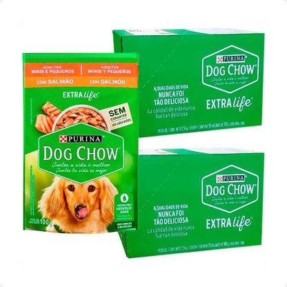 DOG CHOW ADLT MN PEQ SALMAO 30un