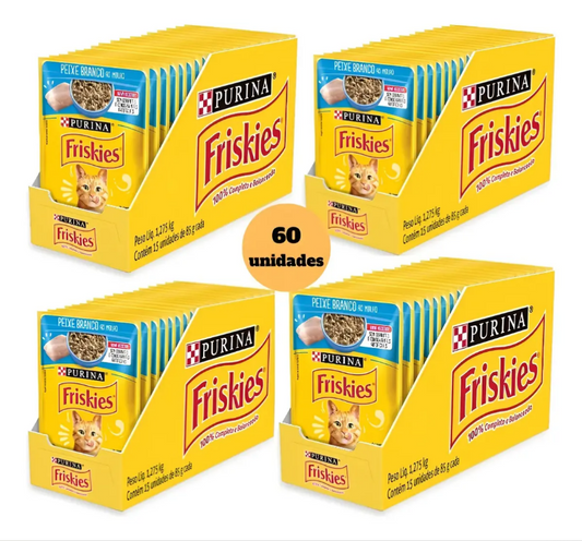 FRISKIES ATUM AO MOLHO 60un