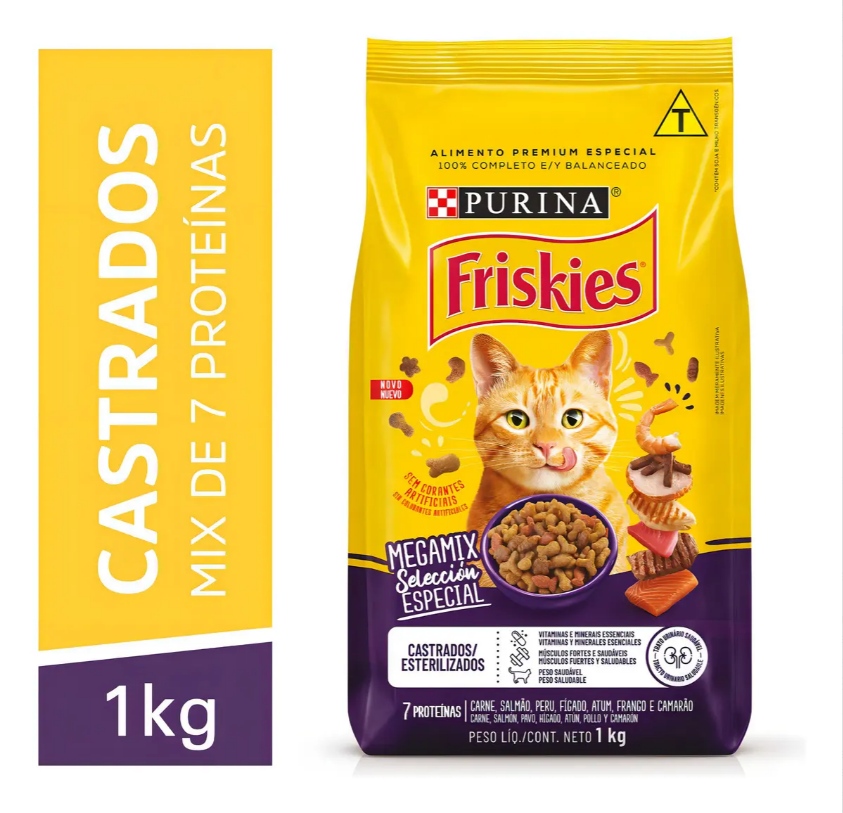 FRISKIES MEGAMIX CASTRADOS 1KG
