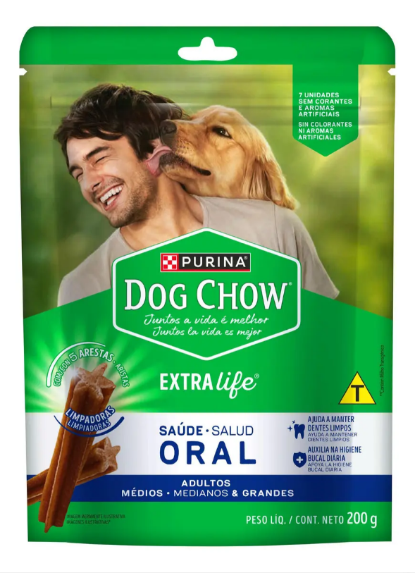 DOG CHOW ORAL RAÇAS MÉDIAS E GRANDES 200G