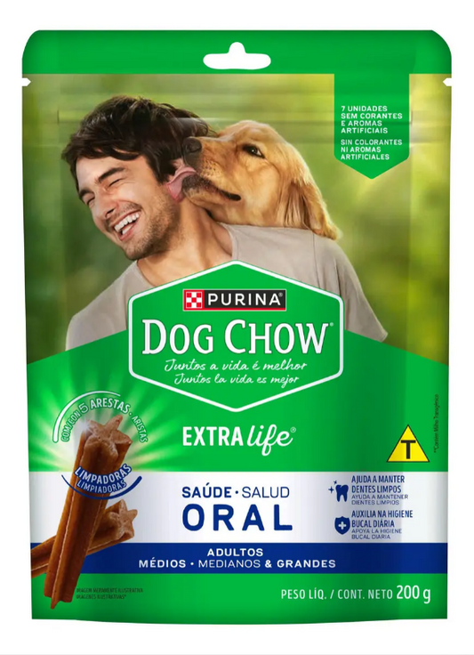 DOG CHOW ORAL RAÇAS MÉDIAS E GRANDES 200G