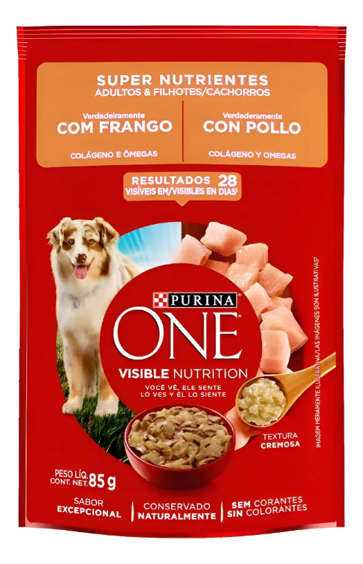 ONE CAES FRANGO SUPER NUTRIENTES ADLT E FILH 60un