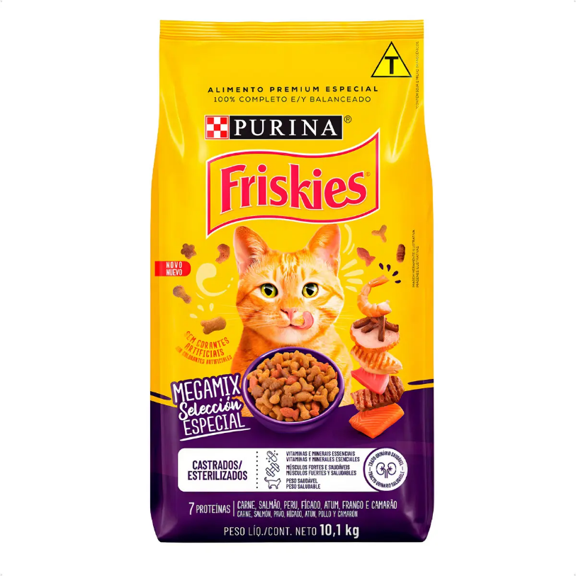 FRISKIES MEGAMIX CASTRADO 10,1KG