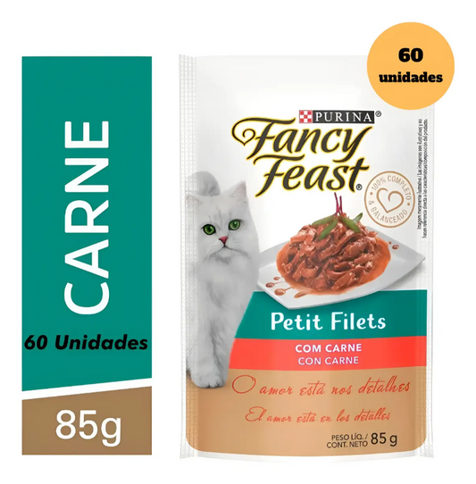 FANCY FEAST PETIT FILET CARNE 60un