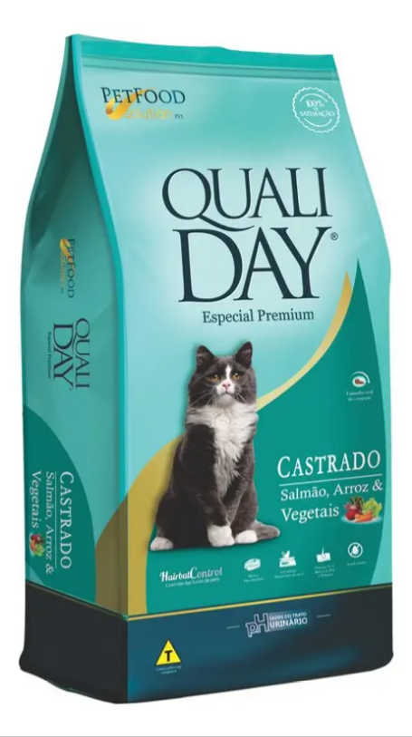 QUALIDAY GATO CASTRADO SALMÃO 2,5KG