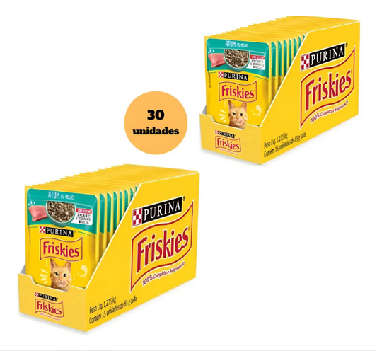 FRISKIES ATUM AO MOLHO 30un