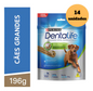 Petisco Dental Purina Dentalife Cães Raças Grandes – 14 unidades