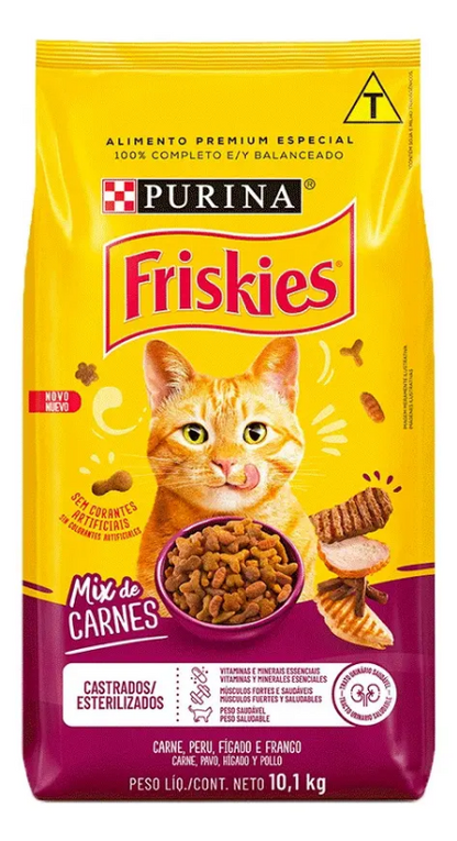FRISKIES MIX CARNE CASTRADOS 10,1KG