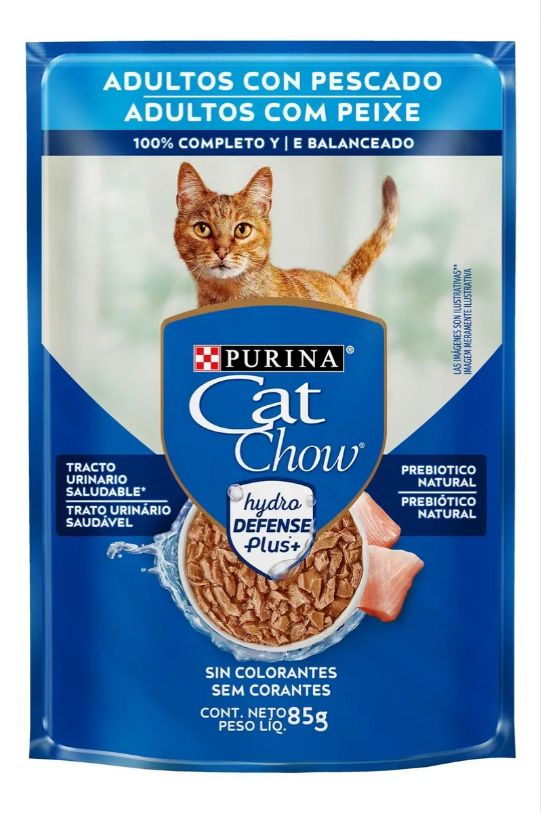CAT CHOW CASTRADOS PEIXE BRANCO 30un