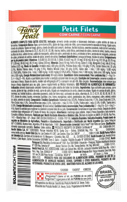 FANCY FEAST PETIT FILET CARNE 60un