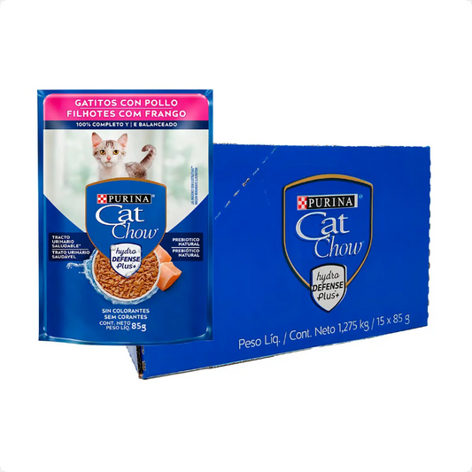 CAT CHOW FILHOTES FRANGO AO MOLHO 15un
