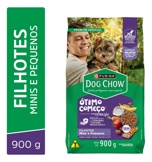 DOG CHOW FILHOTE MINI & PEQ CAR/FRG/ARZ 1KG
