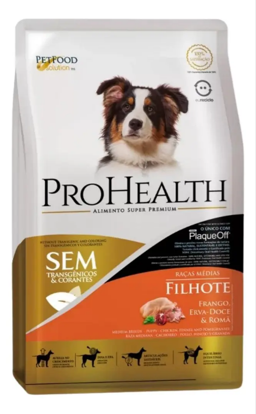 PROHEALTH CAES RACAS MEDIAS FILHOTE 2,5KG
