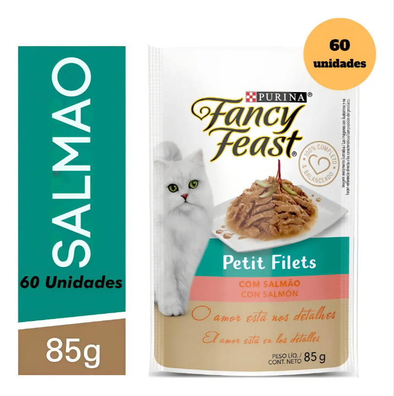 FANCY FEAST PETIT FILET SALMAO 60un