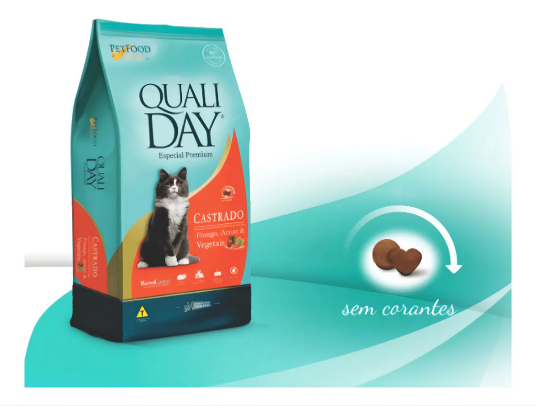 QUALIDAY GATO CASTRADO FRANGO 2,5KG