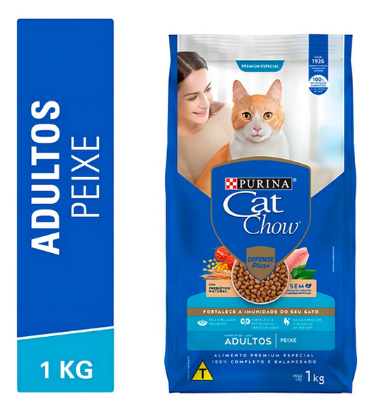CAT CHOW ADULTOS PEIXE 1KG