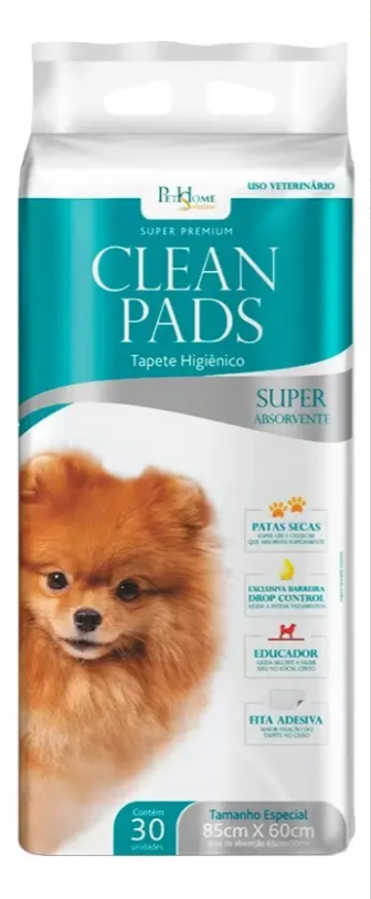 TAPETE HIG. CAES CLEAN PADS 85X60 30UN