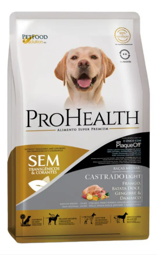 PROHEALTH CAES RACAS MEDIAS LIGHT 2,5KG