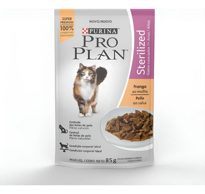PRO PLAN GATOS ESTERILIZADO FRANGO 60un