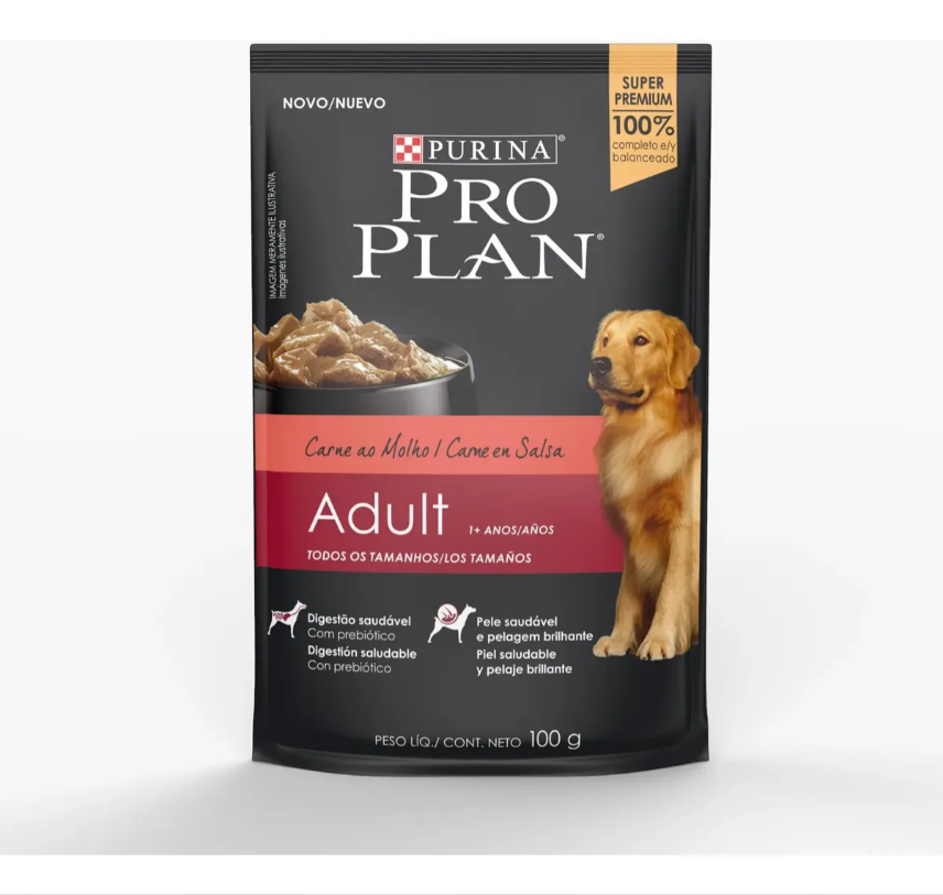 PRO PLAN ADULTO CARNE 60un