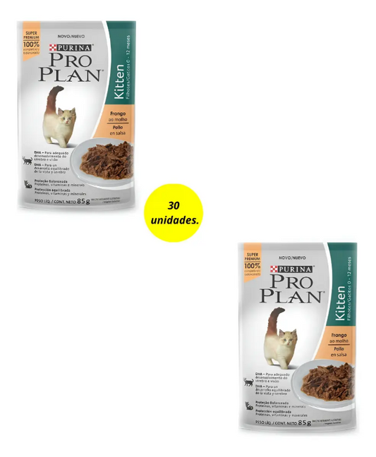 PRO PLAN KITTEN FRANGO 30un