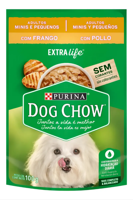 DOG CHOW ADLT MIN PEQ FRANGO 30un