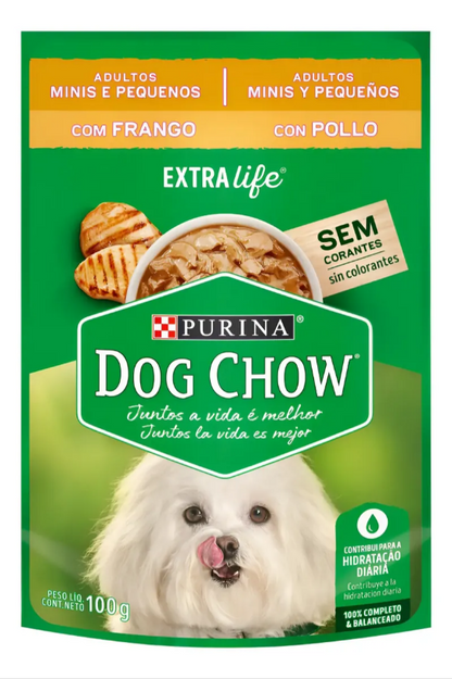 DOG CHOW ADLT MIN PEQ FRANGO 30un